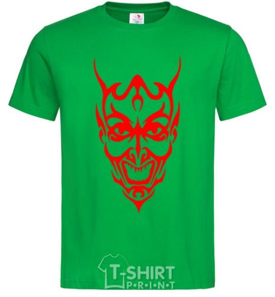 Мужская футболка Демон Зеленый фото