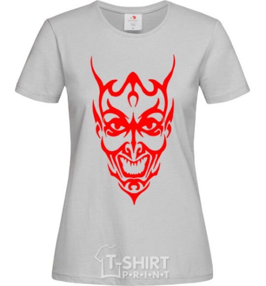 Women's T-shirt Demon grey фото