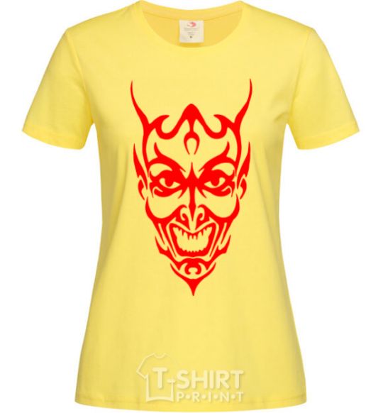Женская футболка Демон Лимонный фото