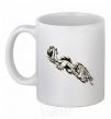 Ceramic mug Chinese Dragon White фото