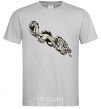 Men's T-Shirt Chinese Dragon grey фото