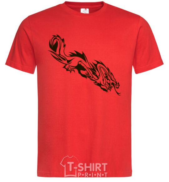 Men's T-Shirt Chinese Dragon red фото