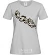 Women's T-shirt Chinese Dragon grey фото