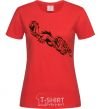 Women's T-shirt Chinese Dragon red фото