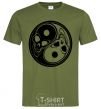 Men's T-Shirt Yin Yang millennial-khaki фото