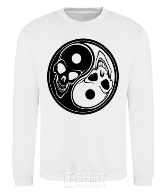 Sweatshirt Yin Yang White фото