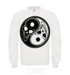 Sweatshirt Yin Yang White фото