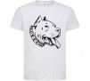 Kids T-shirt Pit bull White фото