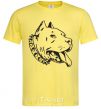 Мужская футболка Pit bull Лимонный фото