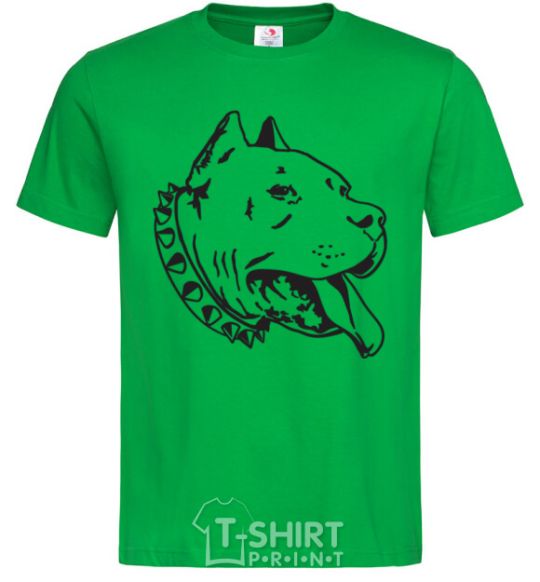 Мужская футболка Pit bull Зеленый фото