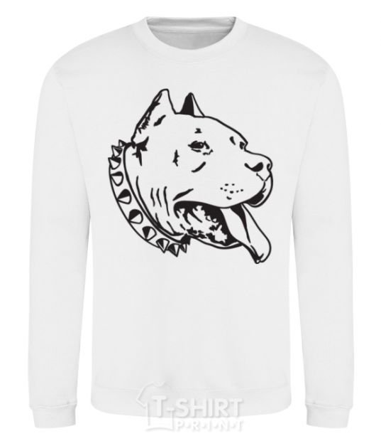 Sweatshirt Pit bull White фото