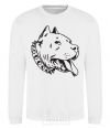 Sweatshirt Pit bull White фото