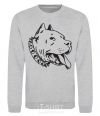 Sweatshirt Pit bull sport-grey фото
