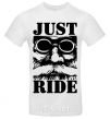 Men's T-Shirt Just ride White фото