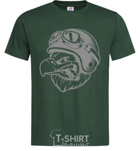 Мужская футболка Eagle в шлеме Темно-зеленый фото