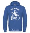 Men`s hoodie Ride with me royal фото