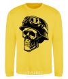 Sweatshirt Motorcycle rider yellow фото