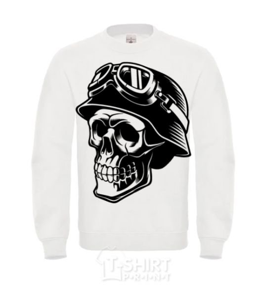 Sweatshirt Motorcycle rider White фото