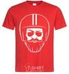Men's T-Shirt Biker hipster red фото
