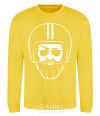 Sweatshirt Biker hipster yellow фото