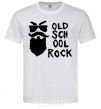Men's T-Shirt Old school rock White фото
