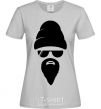 Women's T-shirt Big beard grey фото