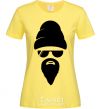 Women's T-shirt Big beard cornsilk фото