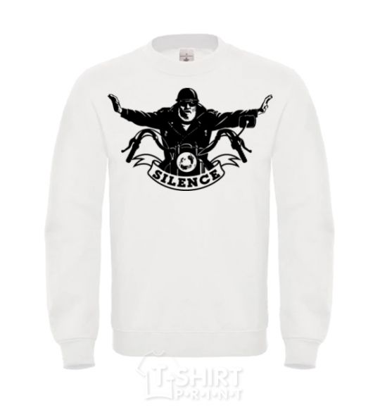 Sweatshirt Silence White фото