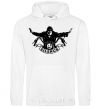 Men`s hoodie Silence White фото