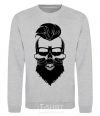 Sweatshirt Skull biker sport-grey фото