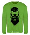 Sweatshirt Skull biker orchid-green фото