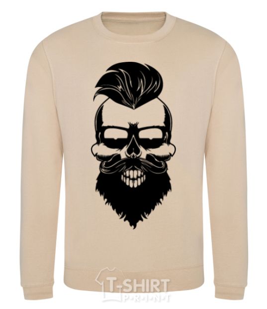 Sweatshirt Skull biker sand фото