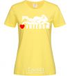 Женская футболка Love freedom Лимонный фото