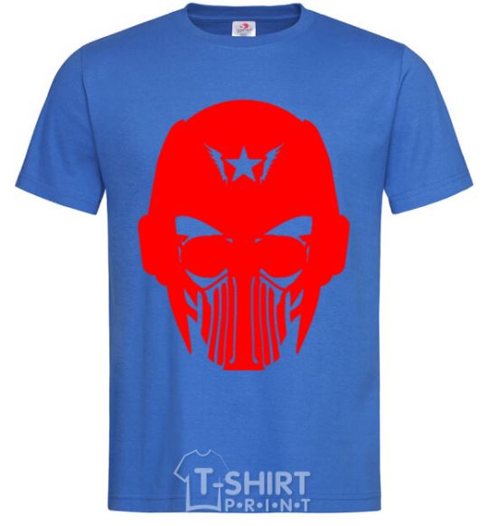 Men's T-Shirt Masker man royal-blue фото