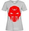 Women's T-shirt Masker man grey фото