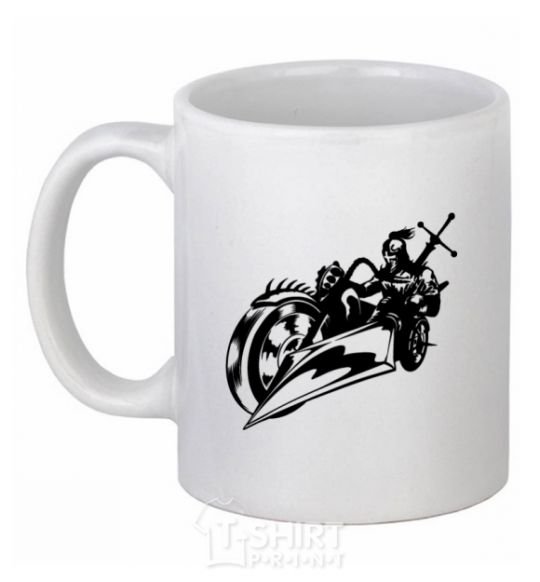 Ceramic mug Fantasy rider White фото