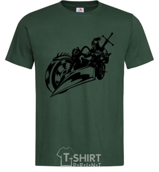 Men's T-Shirt Fantasy rider bottle-green фото