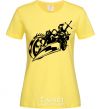 Women's T-shirt Fantasy rider cornsilk фото