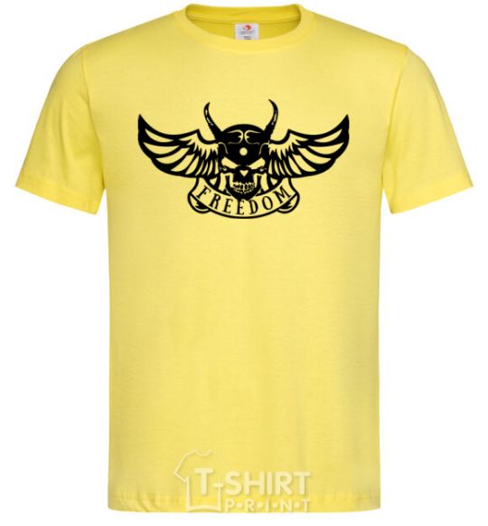 Men's T-Shirt Freedom demon cornsilk фото