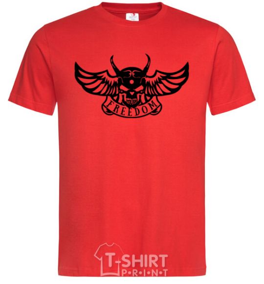 Men's T-Shirt Freedom demon red фото