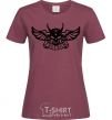 Women's T-shirt Freedom demon burgundy фото