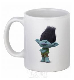 Ceramic mug Branch White фото