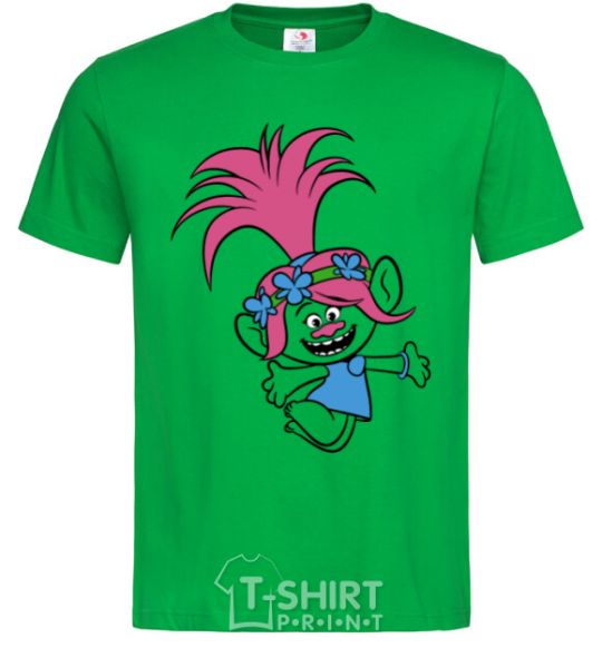 Мужская футболка Poppy Trolls Зеленый фото