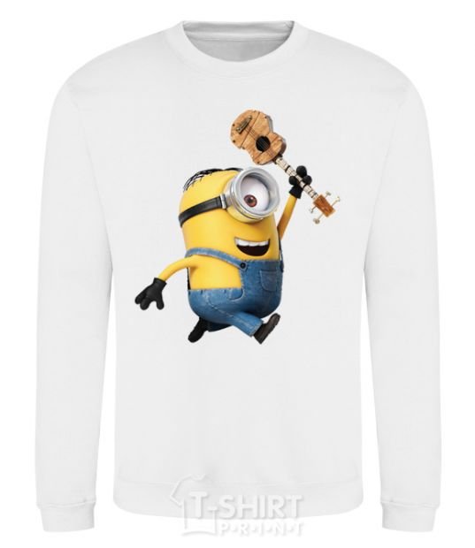 Sweatshirt Minion Stuart White фото