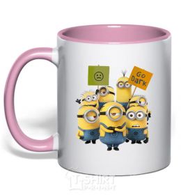 Mug with a colored handle