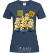 Женская футболка Minions Темно-синий фото