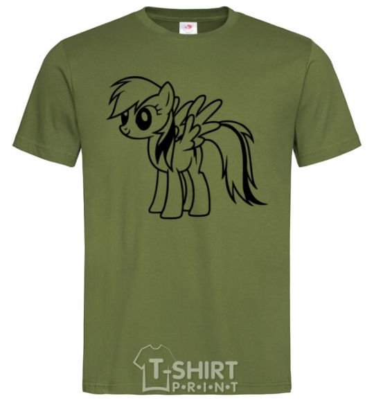 Men's T-Shirt Rainbow Dash millennial-khaki фото