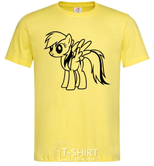 Men's T-Shirt Rainbow Dash cornsilk фото