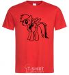 Men's T-Shirt Rainbow Dash red фото