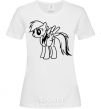 Women's T-shirt Rainbow Dash White фото